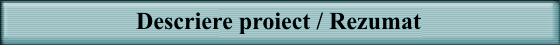 Descriere proiect / Rezumat