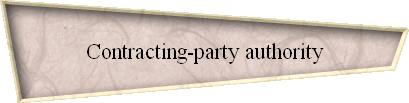Contracting-party authority
